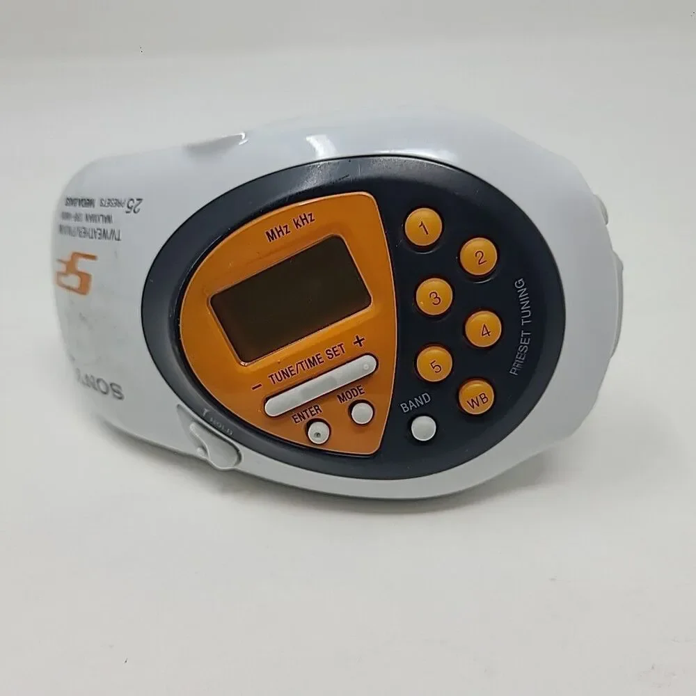 Sony S2 Walkman Sports Digital Radio TV Weather FM-AM SRF-M80V Band Tested